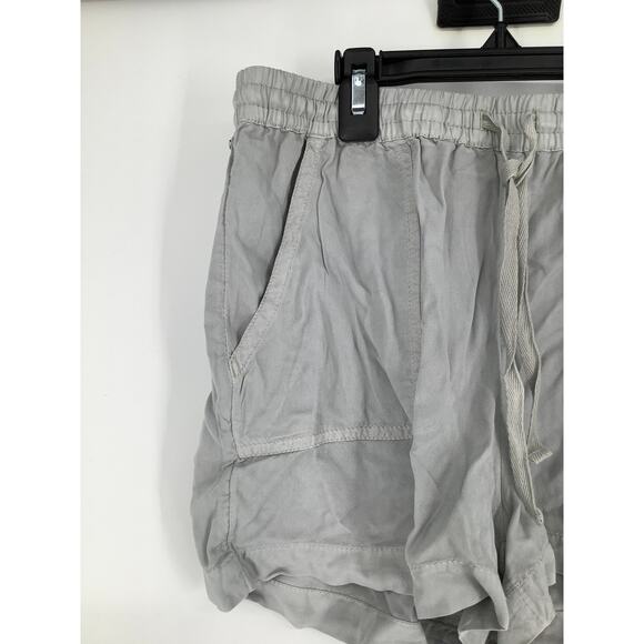 O'Neill Women's Medium Pearl Gray Fern Shorts Drawstring Summer Vacation J4-34 - Picture 3 of 7